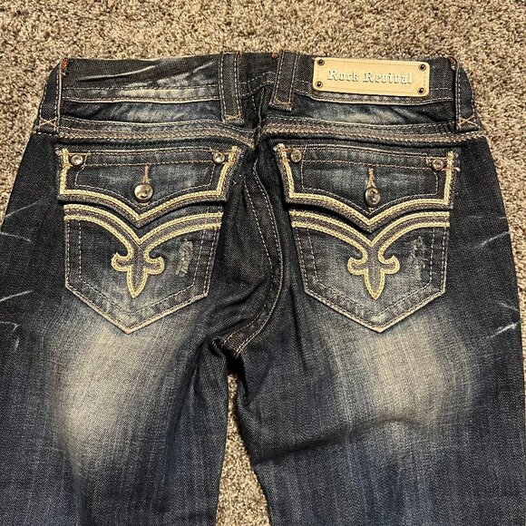 Rock Revival Women's Jeans, Women's size 26, Ashley Boot cut, Denim - Picture 5 of 16